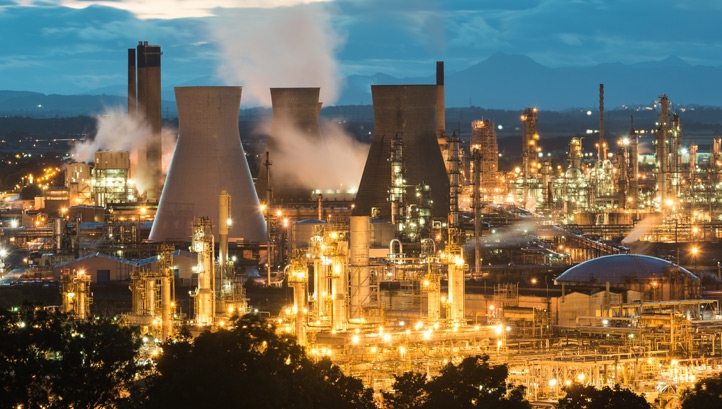 Grangemouth (pictured) is one of the key industrial clusters the Government is seeking to decarbonise